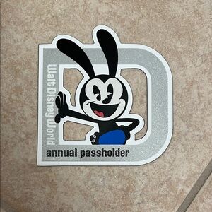 Disney World Annual Passholder Oswald Magnet